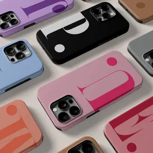 Personalised Large Initial Phone Case For phone 16 15 14 13 12 11 Pro Max, Galaxy S23 Ultra Custom Case