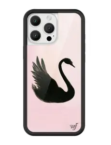Wildflower Cases - Black Swan, Limited Edition iPhone Case |  Durable Protection Soft Striking Dainty Beautiful Trendy Simple Cover Protector Protective