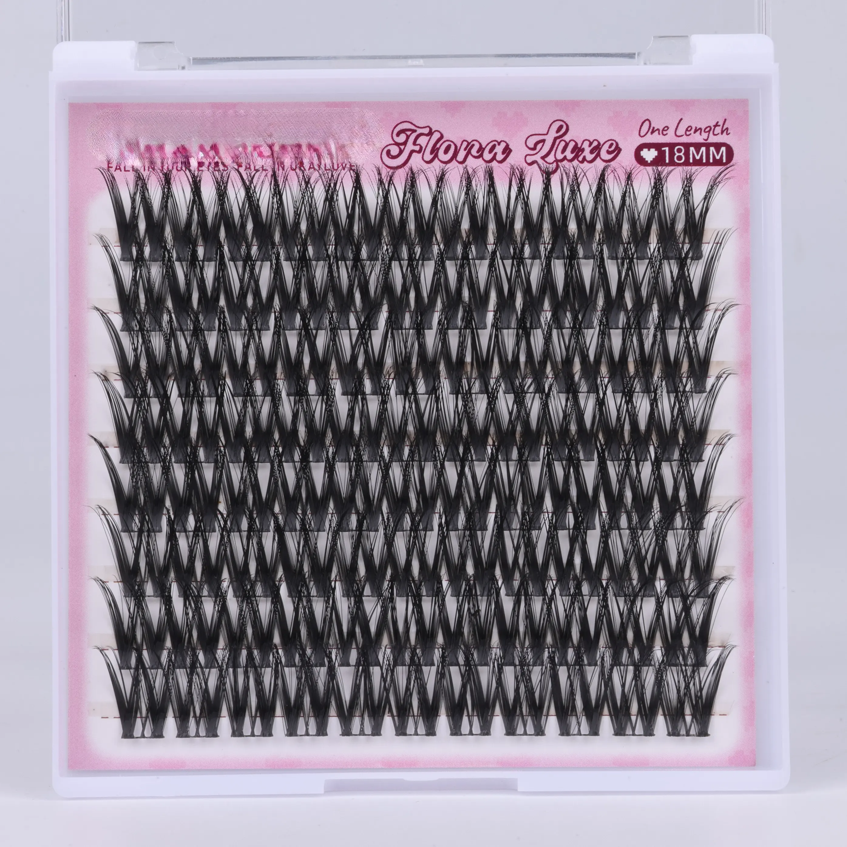 DIY Fluffy Wispy Lash Clusters – Easy-Apply CD Curl Individual Extensions with Wide Band