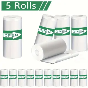 30 Rolls Self-Adhesive Thermal Paper, Inkless Printer Stickers, Sticky Label, Instant Printing for Photos, Labels, Notes, Receipts, Office, School, Home