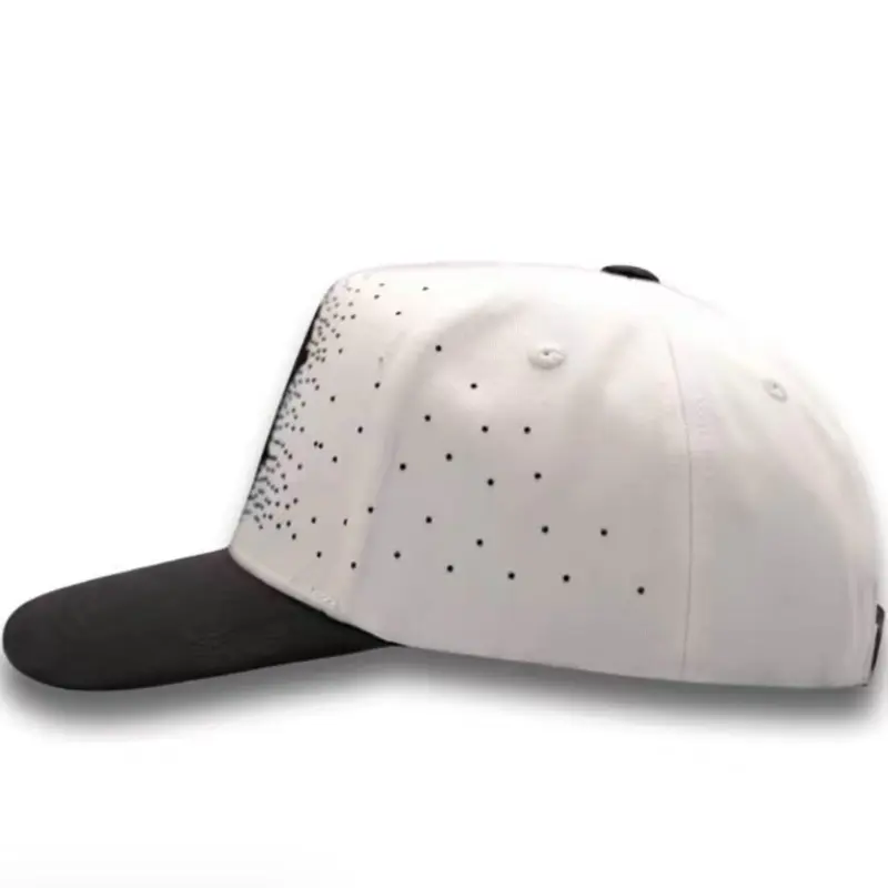 ami 4-Letter Unisex Fit Hat - Black and White, Casual, Daily Wear, Stylish Look, Everyday Fashion Accessory