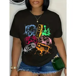 100% Cotton Unisex Video Game Console Controllers Retro 80's 90's Arcade Gamer T-Shirt