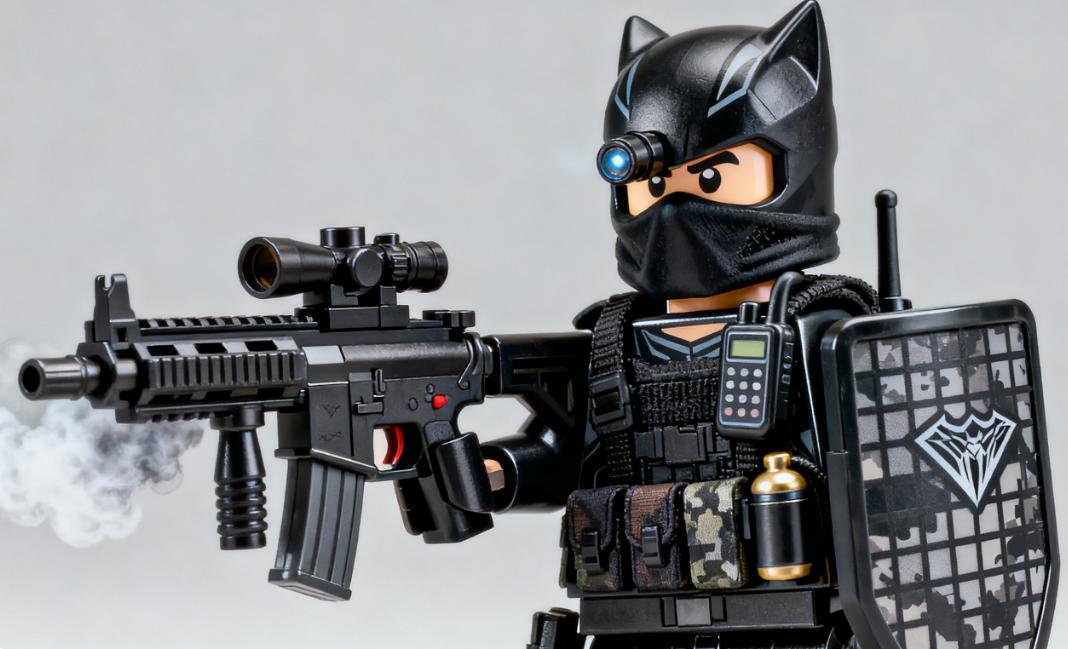 6 PCS Compatible Building Blocks Military Set - Special Forces Commando Minifigures, Small Bricks Army STEM Toy for Kids, Action Figures Gift for Boys