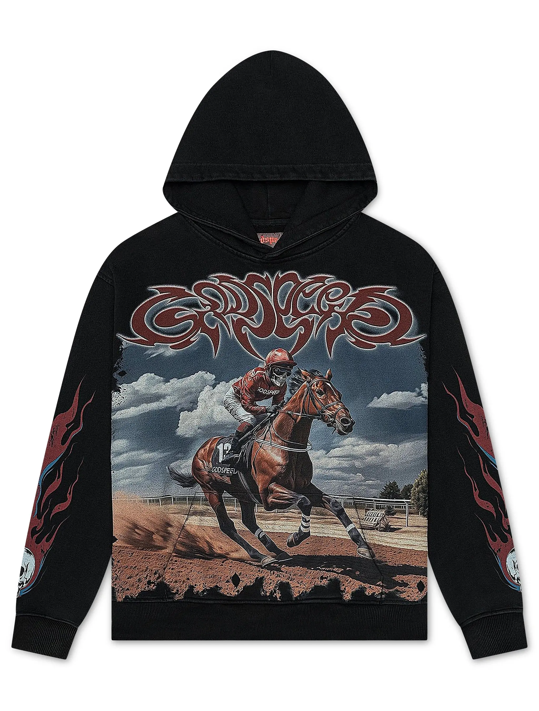 Godspeed - Thoroughbred Hoodie - Black Wash