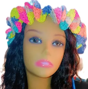 Crochet Ruffle Headband