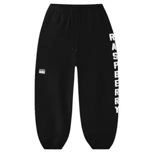 Women's GV Gallery Raspberry Hills Baggy Cut Loose-Fit Full-Length Weekday Wear Sweatpants - Black, White