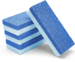 Foot Sponge Stone Blue Color 4 Pack for Feet Callus Remover Pumice Stone Effective Foot Care Solution