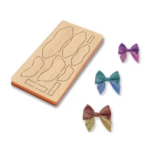 Multiple Size Bow Design Hair Clip DIY Cutting Die, 1 Count Creative Scrapbooking & Stamping Die, DIY Decorative Tool for Art Crafts