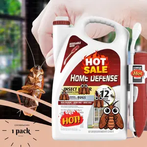 1 pack Indoor & Perimeter Multi Insect Control Fogger Spray for Ants, Roaches & Crawling Insects, Ready-to-Use 1.33 Gallon