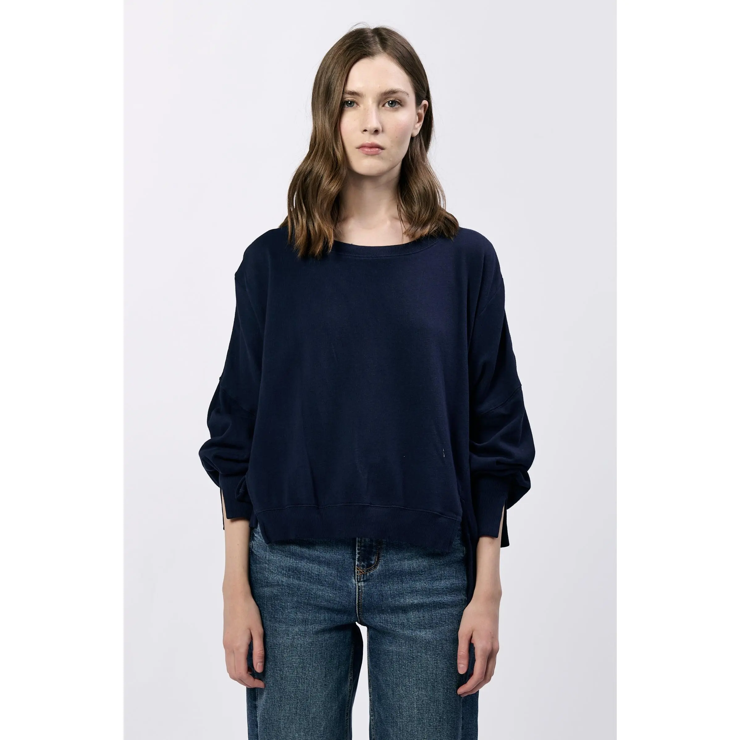 TRENTON SWEATER BLACK IRIS