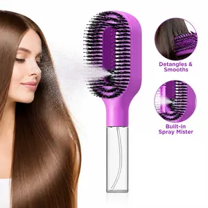 Specialized Curling Comb, Mist Smooth Hair Comb, Portable Beauty Tool, Travel Hairbrush, Lightweight Luxury Grooming, Dry Wet Use, Improves Dry Frizzy Hair
