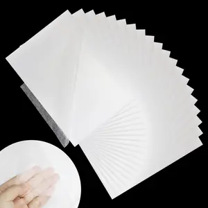 20 Sheets 8" x 12" Fusible Webbing for Fabric Applique, Medium Weight Fusible Interfacing, Fusible Bonding Web for Fabric DIY Crafts