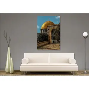 Al-Aqsa Mosque Poster, Jerusalem,  Al-Quds Print,Palestine Poster, Muslim Wall Decor, Eid Gifts Ramadan, Islamic Painting