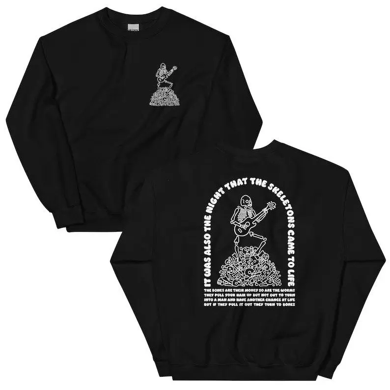 [Sale off up to 50%] The night that the skeletons came to life sweatshirt. I think you should leave sweatshirt. ITYSL Tim Robinson Shirt.