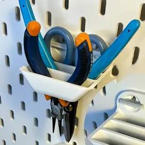 Double Layer/three Tier Tool Rack Organizer, Compatible with Nail Board, Easy Installation, Ideal for Garage Workbench Shed Storage