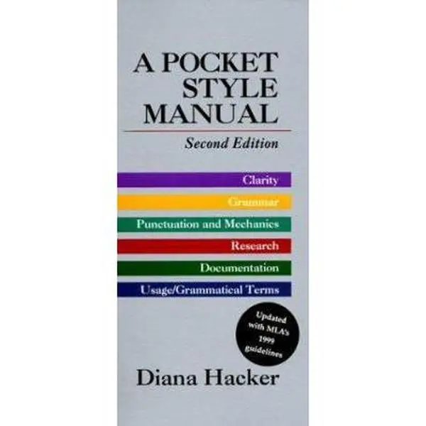 USED-Pocket Style Manual: With MLA's 1999 Guidelines, Updated Edition by Diana Hacker (Unknown)