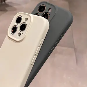 High-end ultra-thin rounded phone case with precise cutouts for full coverage shockproof mobile phone case |   Applicable to Phone12-17 Series |   slim phone |   Matte skin-friendly delicate texture, essential for trendy technology