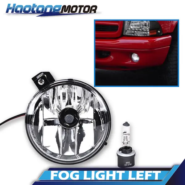 CROSSDESIGN Driver Side Bumper Fog Car Light - Compatible with 2001-2004 Dodge Dakota, 2001-2003 Dodge Durango