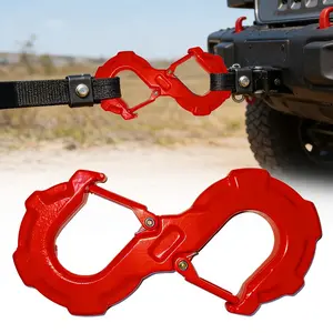 High Strength S Tow Recovery Hook, Heavy Duty 33000LB Towing Hook, G80 Alloy Steel Trailer Connection Hook, Perfect for Off Road Recovery Truck Trailer SUV Towing, Outdoor Travel Essential Tool