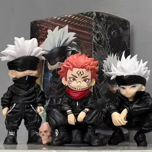 14cm Jujutsu Kaisen Anime Figure 3 Style Satoru Gojo Action Figure Lord of the Curse Sukuna Figurine Collection Model Doll Toys