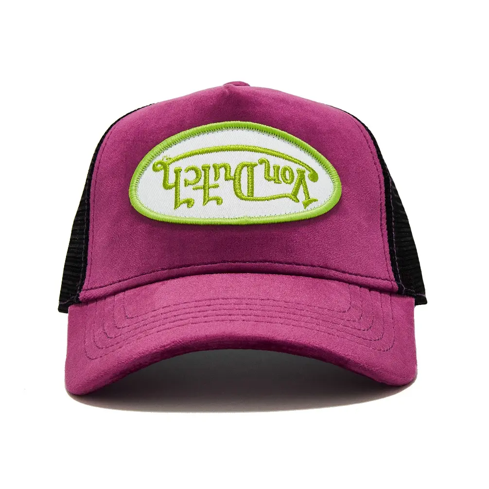 Purple Lime Velvet Crush Trucker Hat