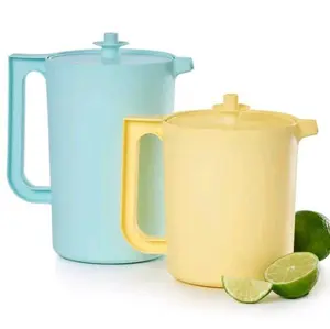 Classic Sheer Retro Pitcher Set | 2 quarts / 2 L