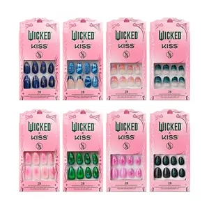 WICKED X KISS Press On Glue Nails - Shiz University Bundle