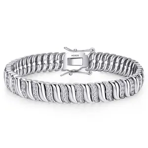 Twisted Bracelet, Stacking Bracelet, Paved Bracelet