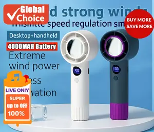 Portable Neck Fan with Makeup Mirror for Women, 3-Speed Ultra-Quiet Hands-Free Cooling, 4000mAh 40hrs Runtime, Lightweight for Outdoor/Office/Travel, Flash Sale