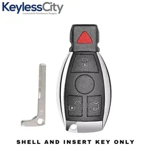 1997-2014 Mercedes Benz 4-Button Fobik Key SHELL For IYZ-3312