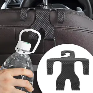 Universal Car Seat Back Hook Hanger, Multifunctional Car Interior Storage Holder, Heavy-Duty Purse Bag Clothes Hanger Hook, Space-Saving Auto Interior Decoration Organizer, Durable Portable Car Accessory for Daily Travel & Mess Storage Solution