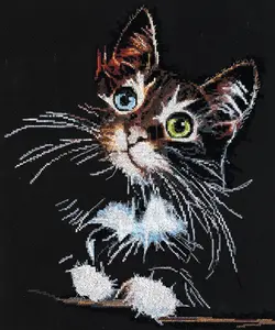 Cross-stitch kit Cute kitten AH-062