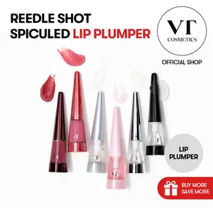 [VT Official] Viral Reedleshot Lip Plumper gloss lips, VT Reedle Shot Lip Plumper Expert, Beginner, Colored Lip Plumper, Spiculed Lip plumper, Lip plump korean skincare products, kbeauty viral Comfort Glossy Lipgloss Makeup, Volufiline