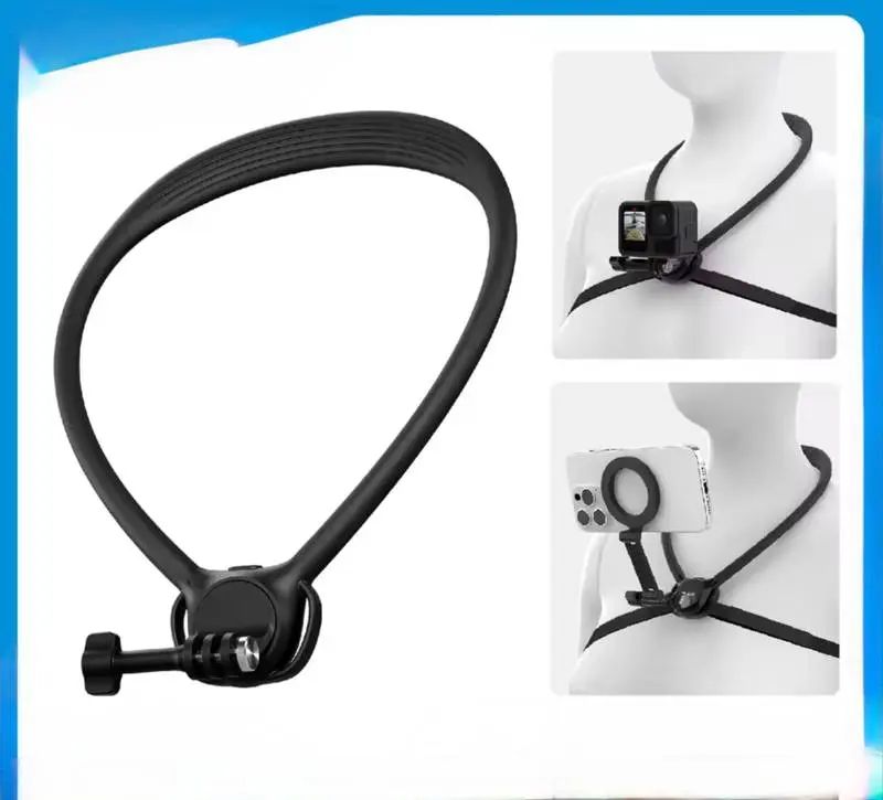 Hands-Free Phone & Action Camera Neck Mount