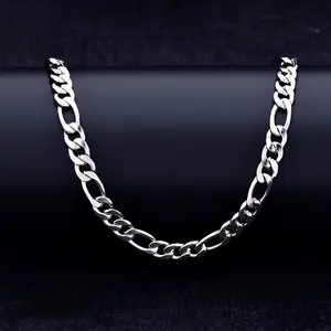 1pc Stainless Steel Cuban Chain Necklace - Heavy Duty Interlocking Link Pendant, Unisex - Everyday And Formal Jewelry - Valentine'S Day Gift, Birthday, Anniversary - All-Season Necklace, Pendant Necklace, Party Additions, Punk Rock Style