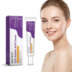 12% Azelaic Acid Cream for Face，Acne Cream，Azelaic Acid Serum for Acne & Post-Acne Marks，Fades Acne Scars & Soothes Skin，Regulates Sebum Production，Suitable for Oily & Acne-prone Skin Care，0.71 OZ