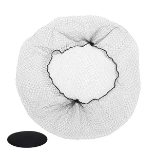 Black Hair Net Nylon Wig Cap Elasticity Invisible Elastic Breathable Hair Mesh Net for Women and Wig