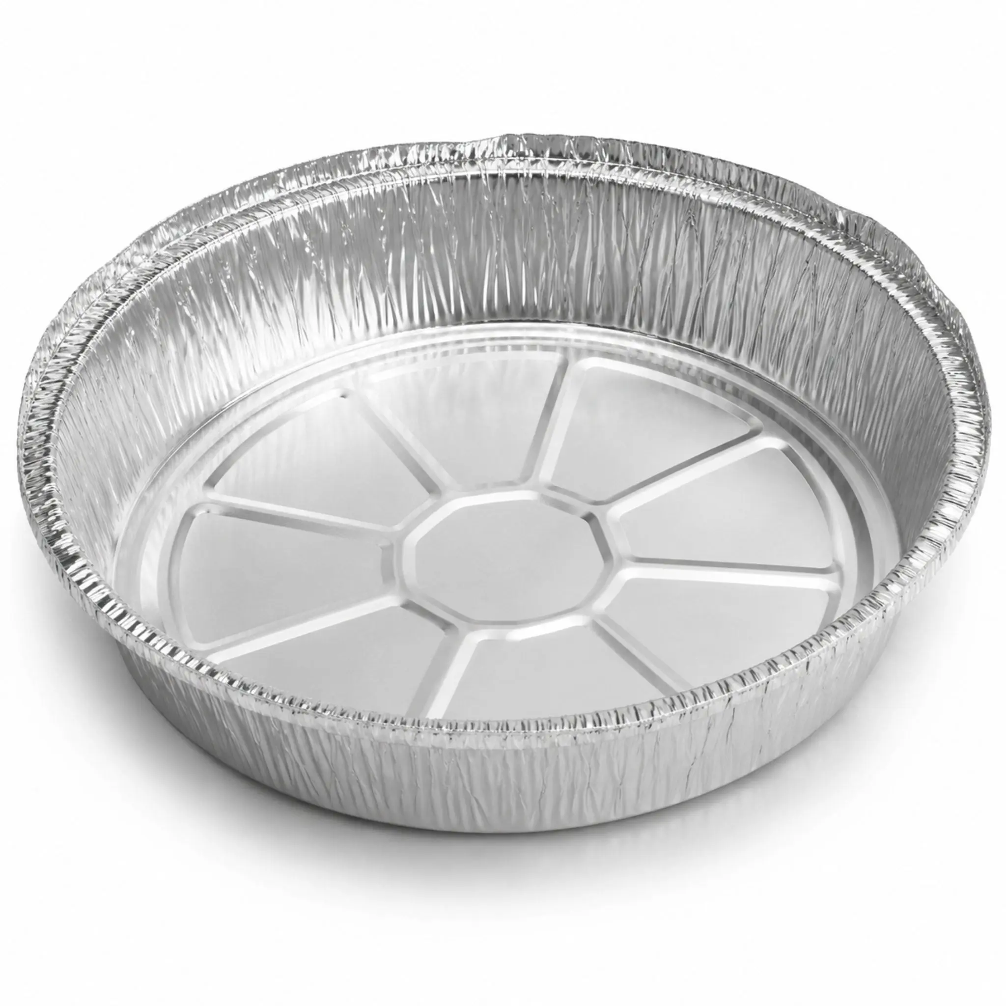 9" Round Aluminum Foil Container - 500/Case