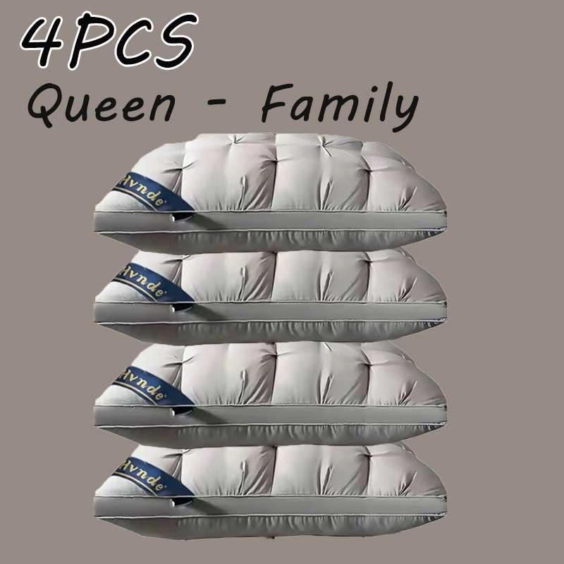 Luxurious Hotel-Quality Pillows - SoftFall SaleDown Alternative Fill for Side, Back, and StomachSleepers - All-Season Comfort and FlatteningResistance