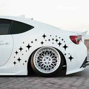 Car Star Graphics Door Wheel Eyebrow Sticker Vinyl Decal Tuning Accessories For Audi VW Ford BMW Toyota Honda Peugeot Renault