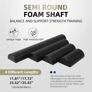 Epp Half Round Foam Roller for Balance & Strength Training, Ideal for Fitness & Rehabilitation Exercises