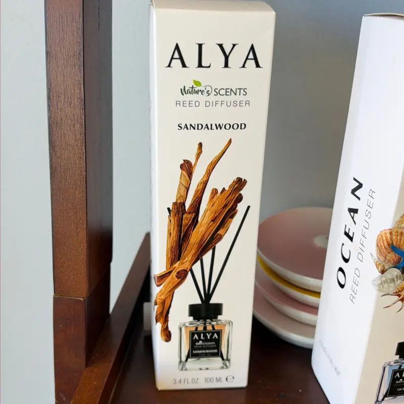 Sandalwood Reed Diffuser, Long-Lasting Fragrance for Home Living Room Bedroom Decoration