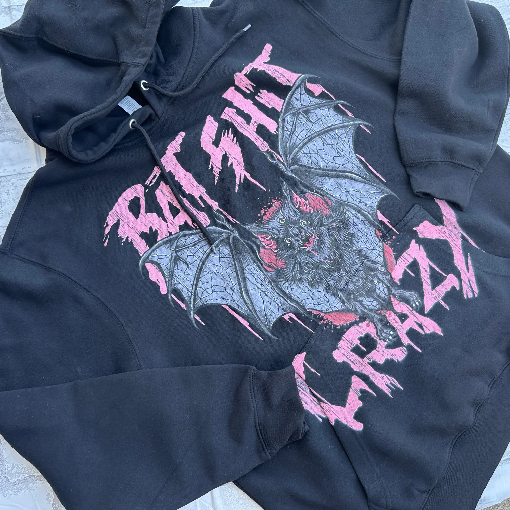 Bats - Premium Fleece Hoodie, Super Soft Hoodie, Halloween Hoodie Pull Over, Vintage Design, Ghost Shirt