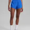 CRZ YOGA High Waisted Dolphin Athletic Running Shorts for Women 3" High Split Comfy Mesh Liner for Gym Workout Track Womenswear