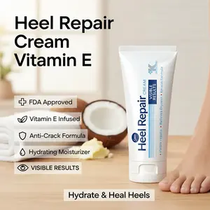 Silkia Heel Repair Cream 25% Urea Vitamin E Infused FDA Approved Anti-Crack Foot Cream Hydrate Moisturizing for Dry Cracked Feet Repairing hand balm collagen