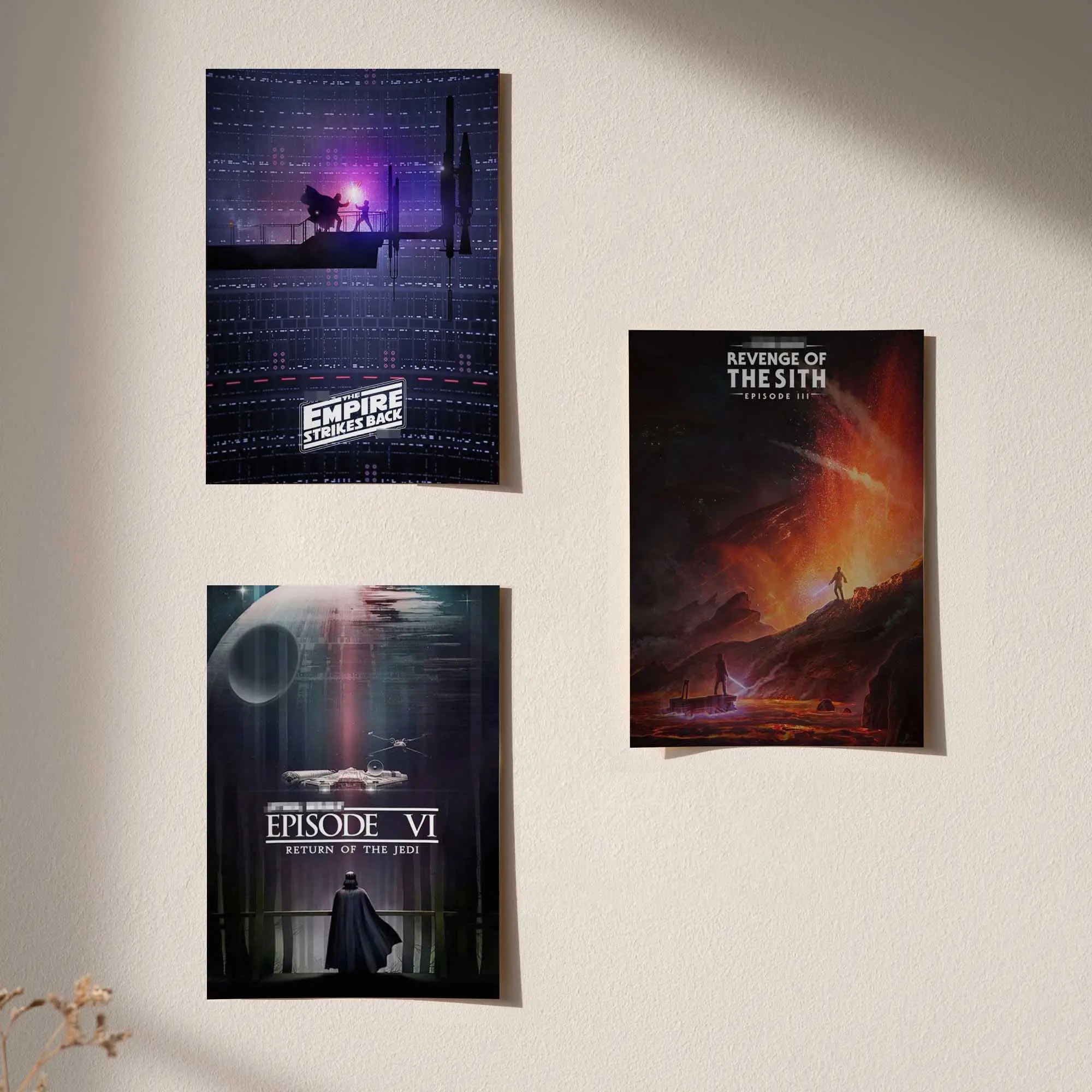 Episode 1-6 Star Battle Decorative Canvas Painting 2:3  Decor Decorative Artwork Painting Artistic Modern Canvas Wall Art Decorative Painting HD Printed Canvas Print for Living Room Bedroom Office Home Decor Gift