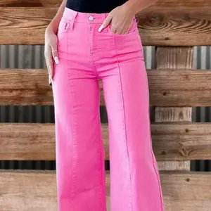 3D Digital Printing Female Bell-bottom Pants