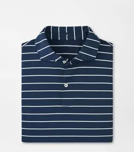 Abbott Performance Jersey Polo Golf Shirt Master Golf 2026 Blue Patterned Design Comfortable Fit for Casual & Competitive Play