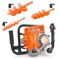 720cc Powerhead +4'' 6'' 8''drill