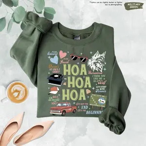 Hoa Hoa Hoa Sweatshirt, Twilight Book Lover Sweater, Bookish Gift, Vampire Wolves Romance, Bookish Hoodie, Book Lover Gift, Cozy Season